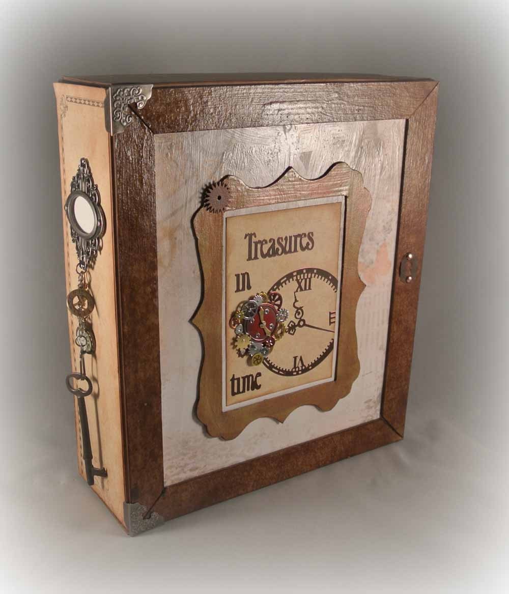 Scrapbook Album with Storage Box for Photos YearinReview