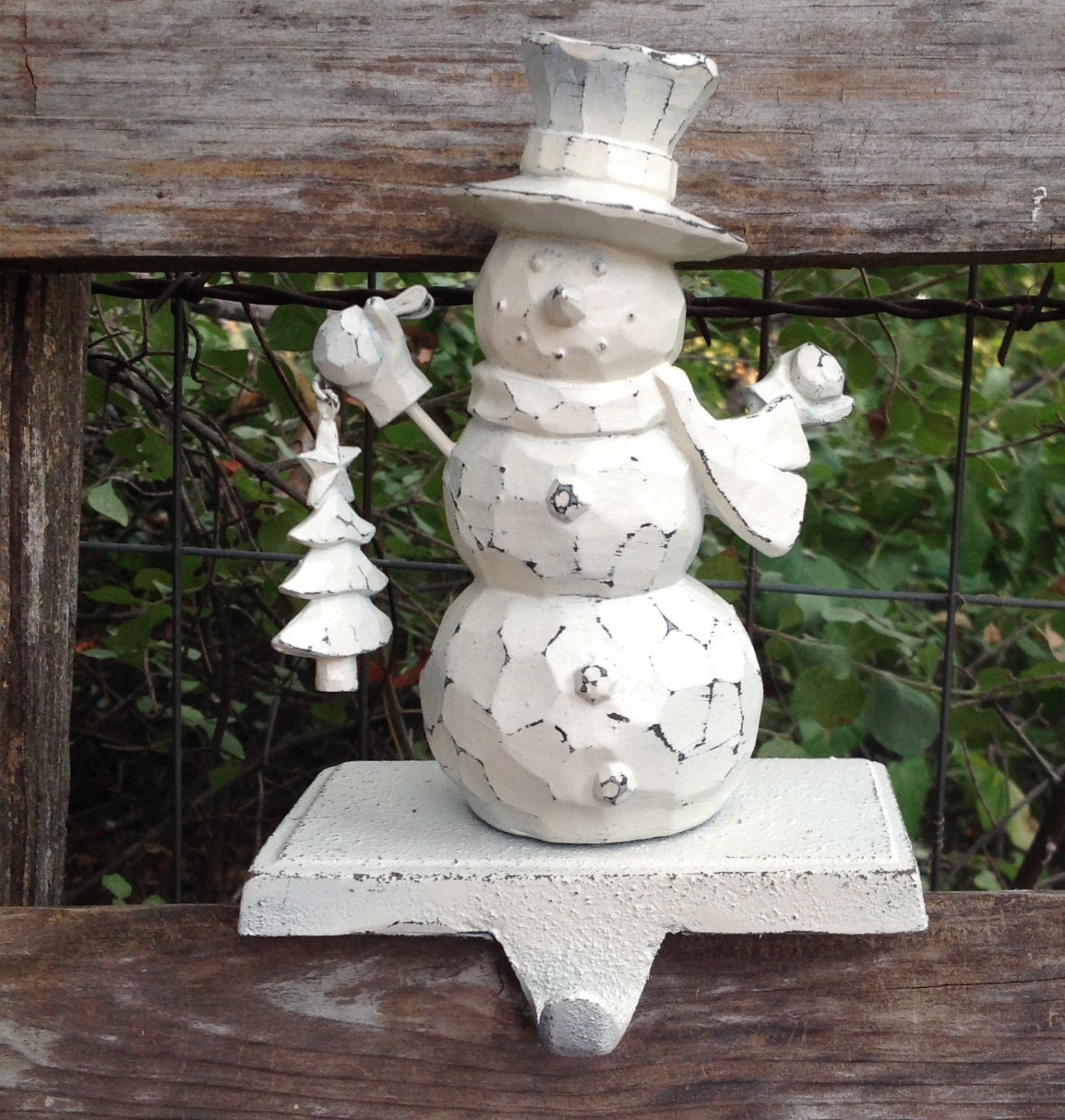 whimsy snowman stocking holder christmas mantel decor whimsy snowman stocking holder christmas mantel decor