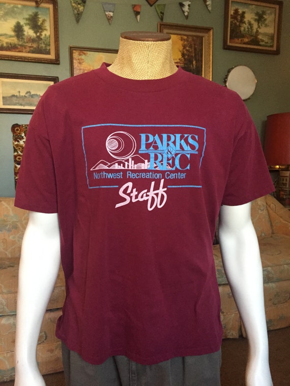 parks and rec button down shirt