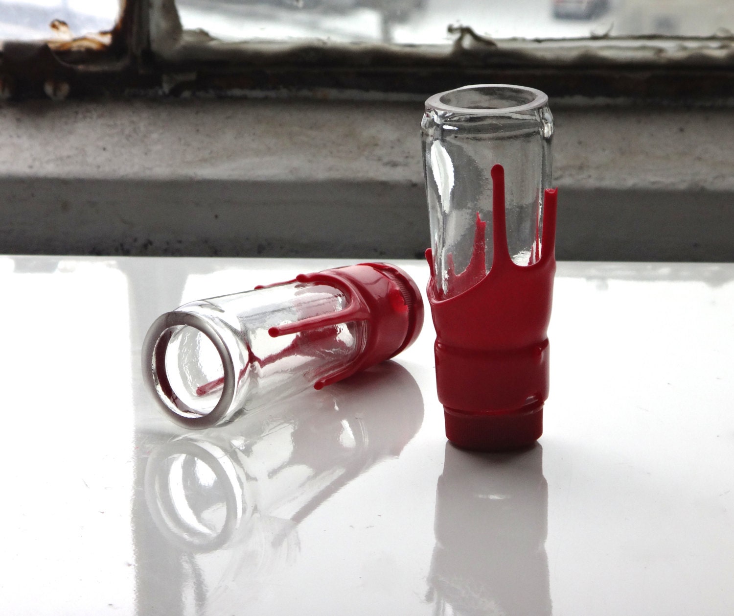 Makers Mark Glass Shooter Up Cycled Shot Glass From by Rehabulous