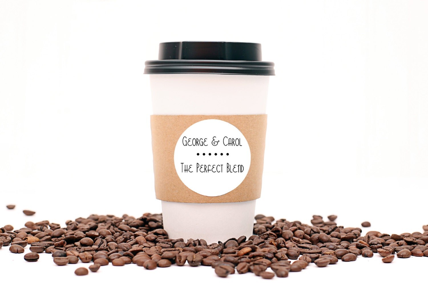 Custom Coffee Sleeves set of 24 Paper Coffee Sleeves Hot Tea