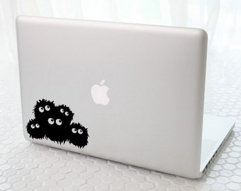 Spirited away sootballs- Anime Decal for Macbook, Laptop, iPad, iPhone, Car, Windows, Wall, Nintendo 3ds, XBox, Playstation etc