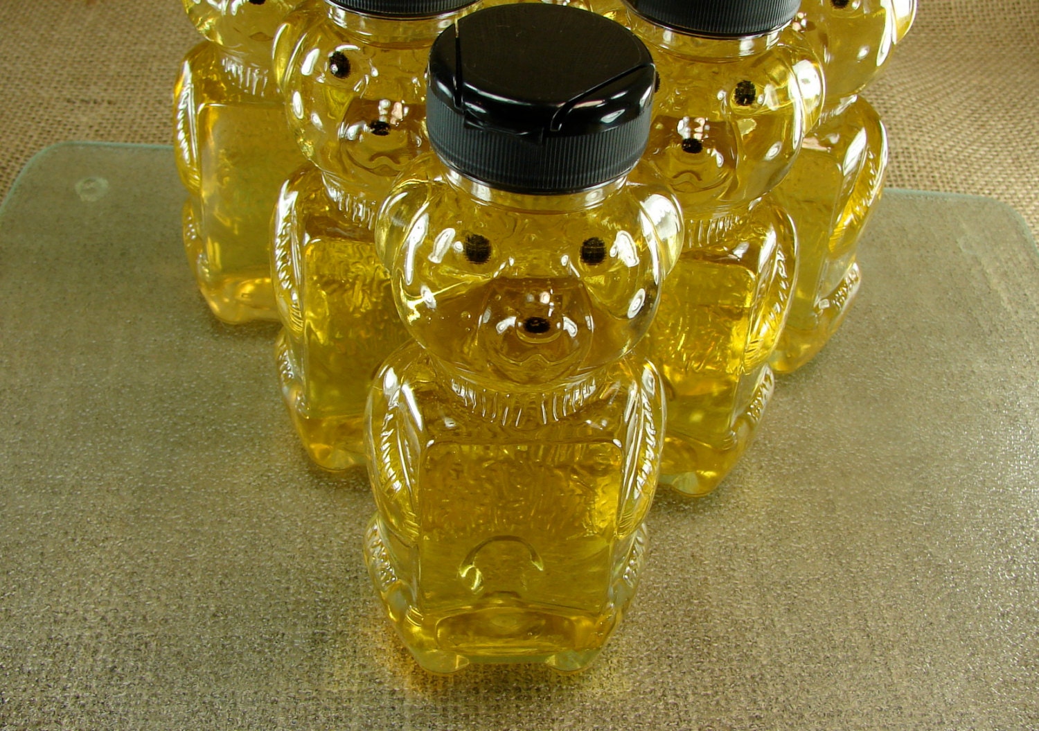 Bear Drinking Bottles With Flip Top Straw Lids 12 Pieces