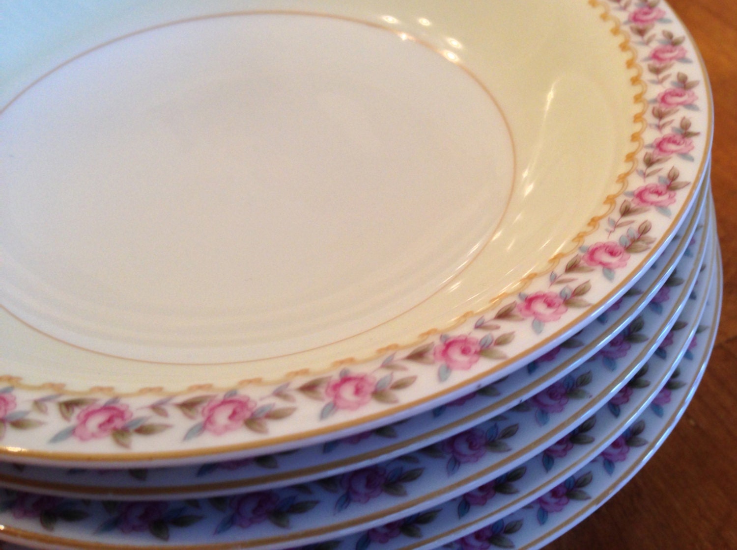 Noritake Nippon Toki Kaisha Set of Five Soup Bowls Haute Juice