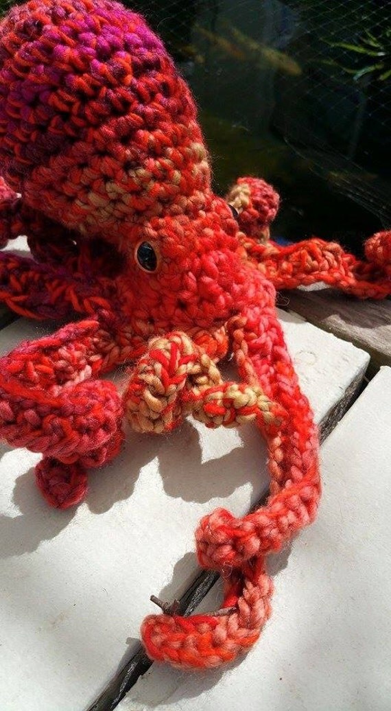 Giant Pacific Octopus Realistic Amigurumi Crochet Pattern ...