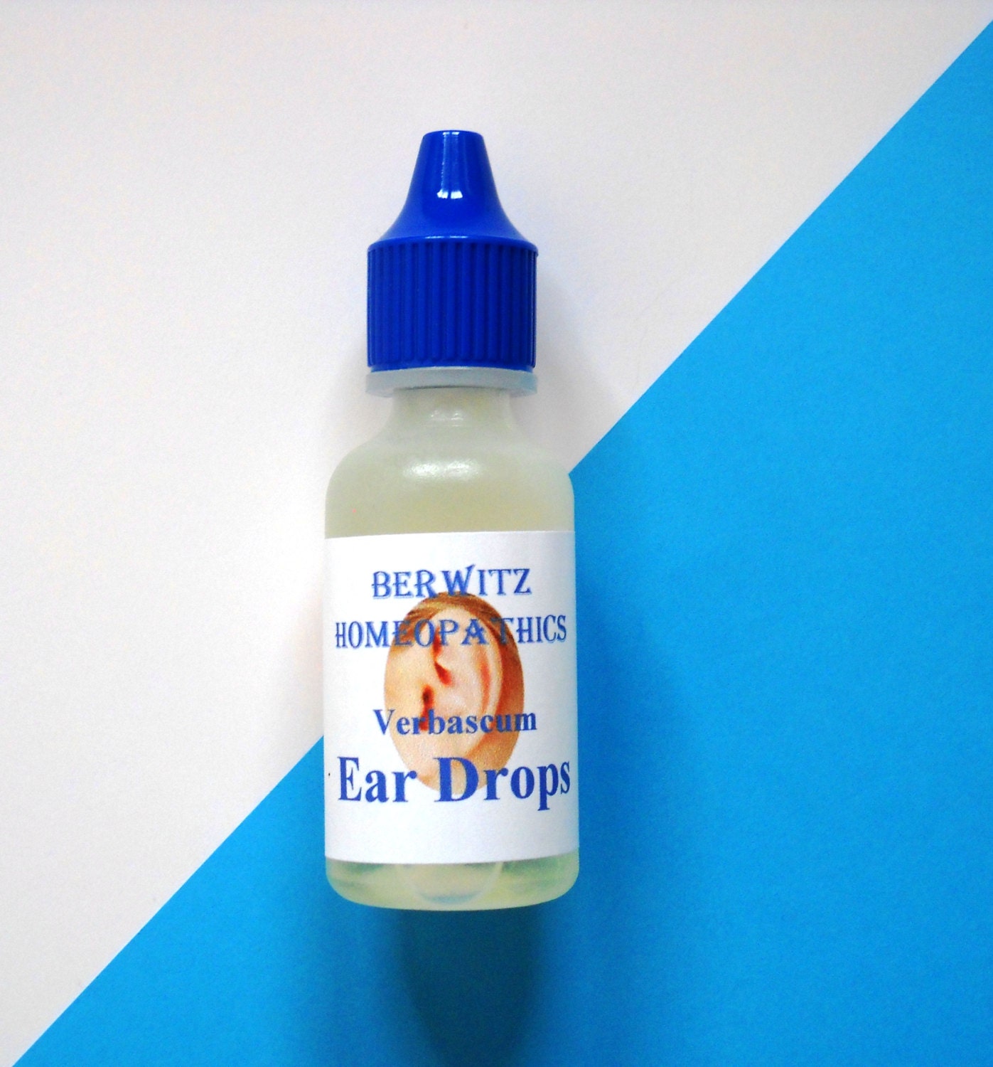 HOMEOPATHIC EAR DROPS with Verbascum Oil 15ml Soothes