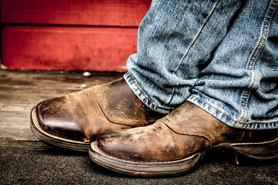 Cowboy Boots and Jeans Still Life Photography Fine Art