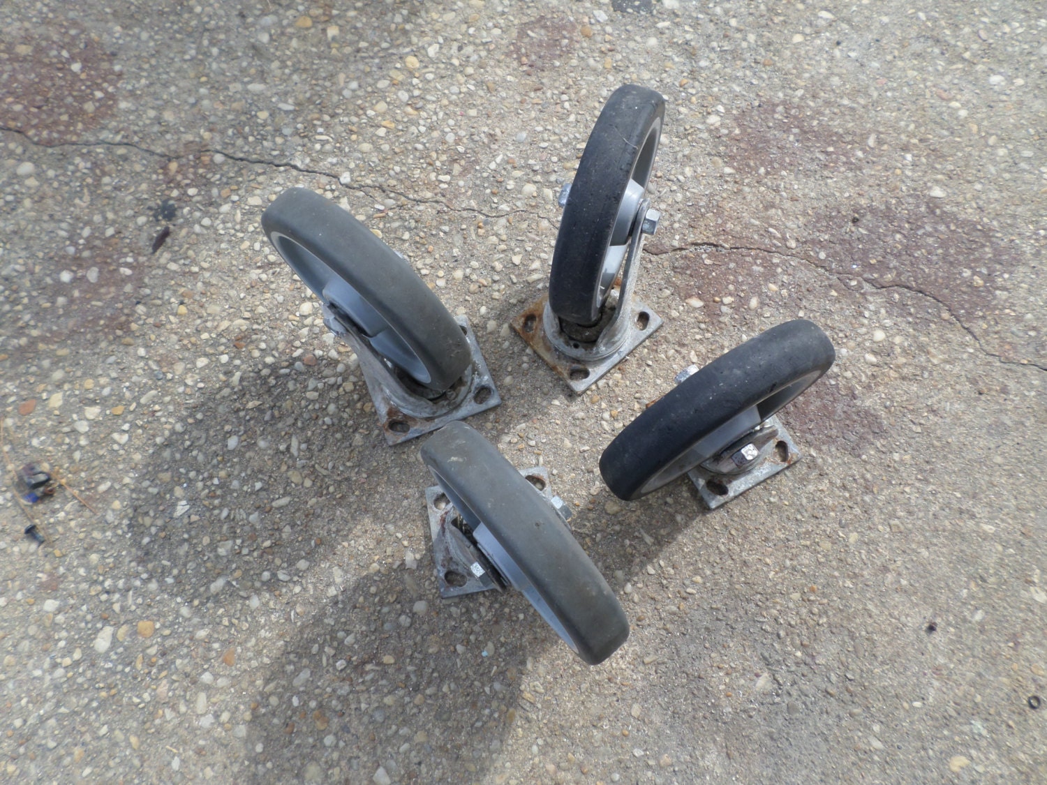 Wheels Large old Gurney Wheels Swivel wheels industrial Forbe’s Industry Wheels Haute Juice