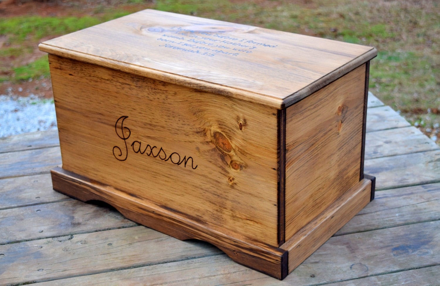 customized toy box