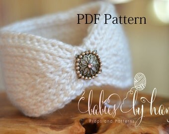 Tunisian Crochet Headband Pattern, Baby Crochet Headband Pattern, Ear Warmer PDF Pattern, Tunisian Crochet Pattern, Baby Headband Pattern