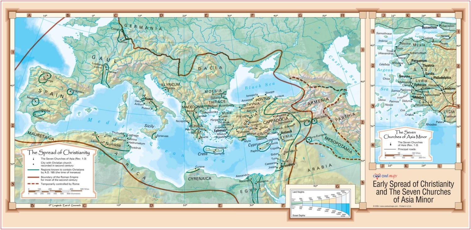 Early Spread of Christianity and The Seven Churches of Asia