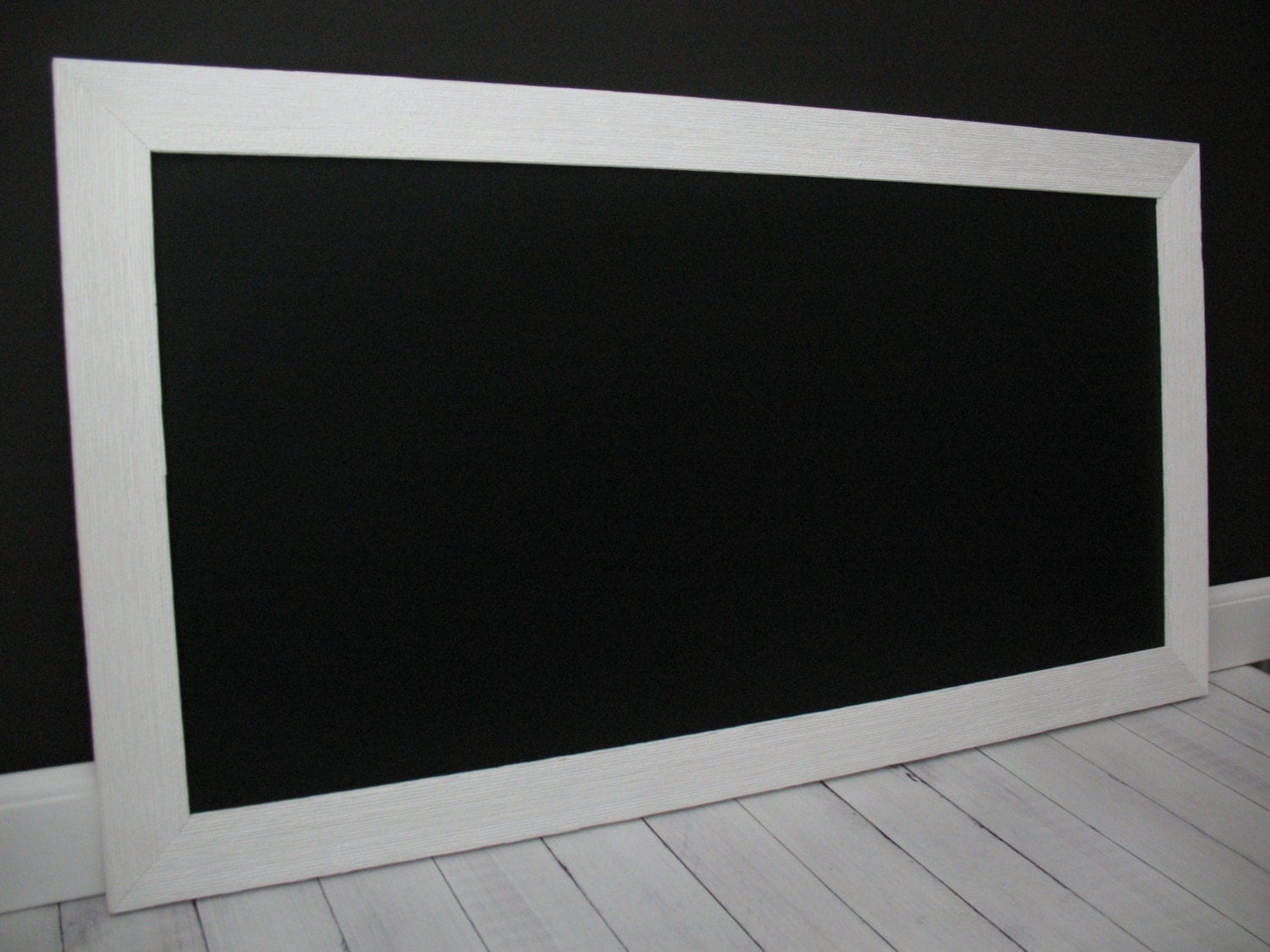EXTRA LARGE Barn Wood CHALKBOARD White BarnWood