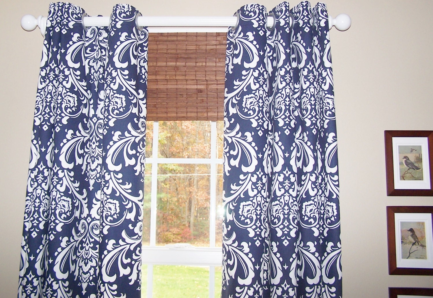 Blue CurtainsDark Blue CurtainsNavy by Cathyscustompillows on Etsy
