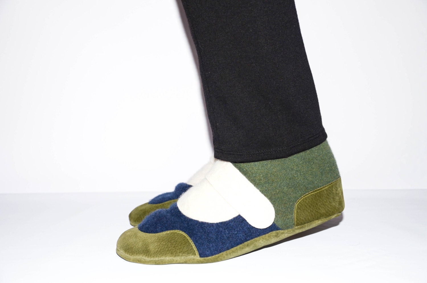 men's slippers leather sole