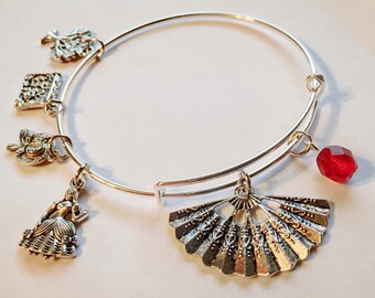 Gone With the Wind inspired, Scarlett O'hara, gone with the wind jewelry, gone the wind, gone with the wind bangle, movie jewelry