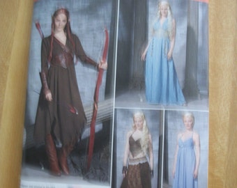 Simplicity 1347 Misses (Sizes R5 14,16,18,20,22) Hunger Games, Game of Thrones Costumes