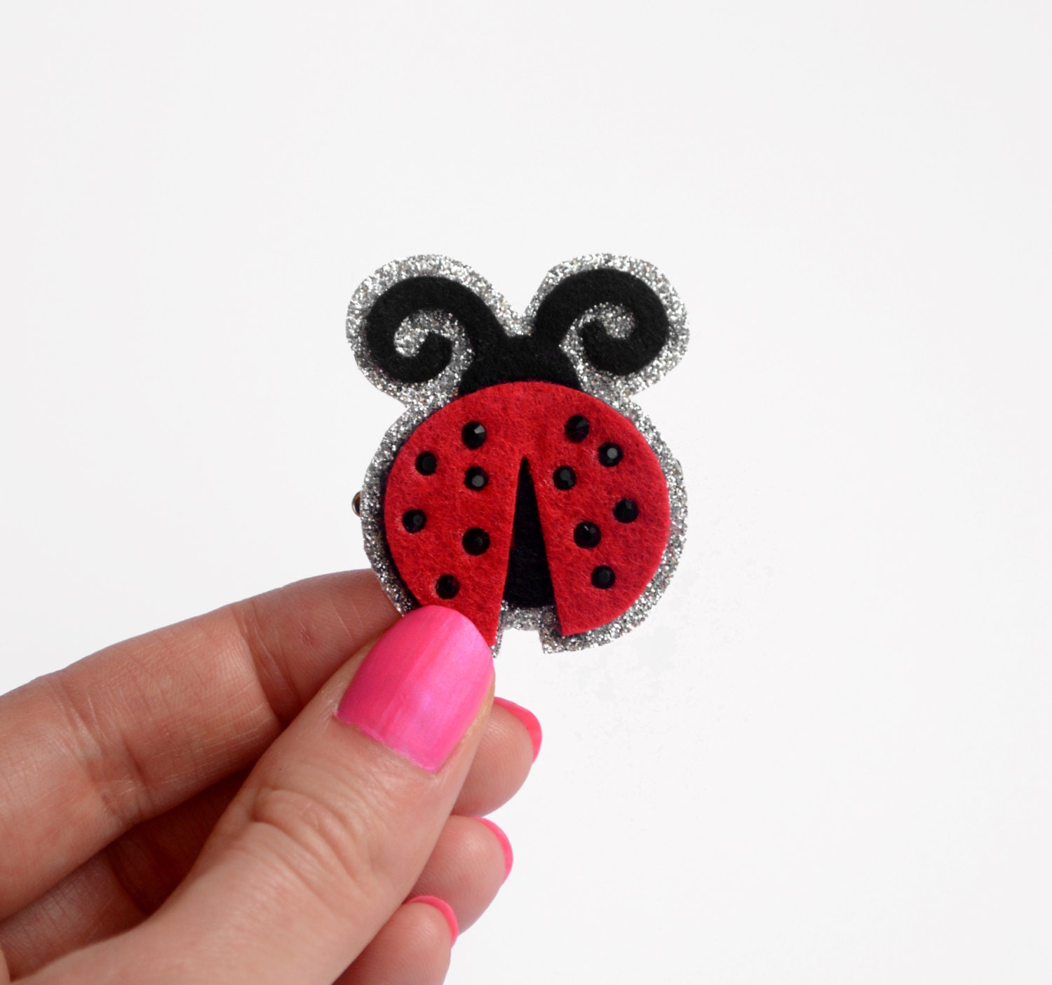 Ladybug Hair Clip