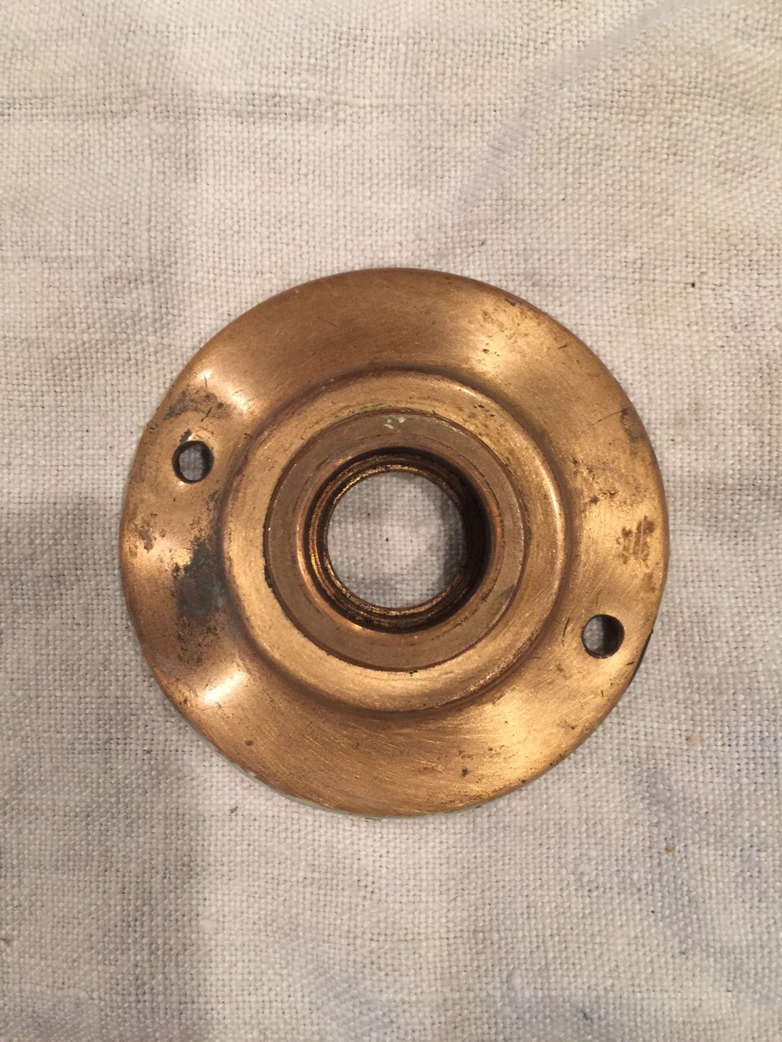 Vintage Antique Door Knob Plate Escutcheon Rosette