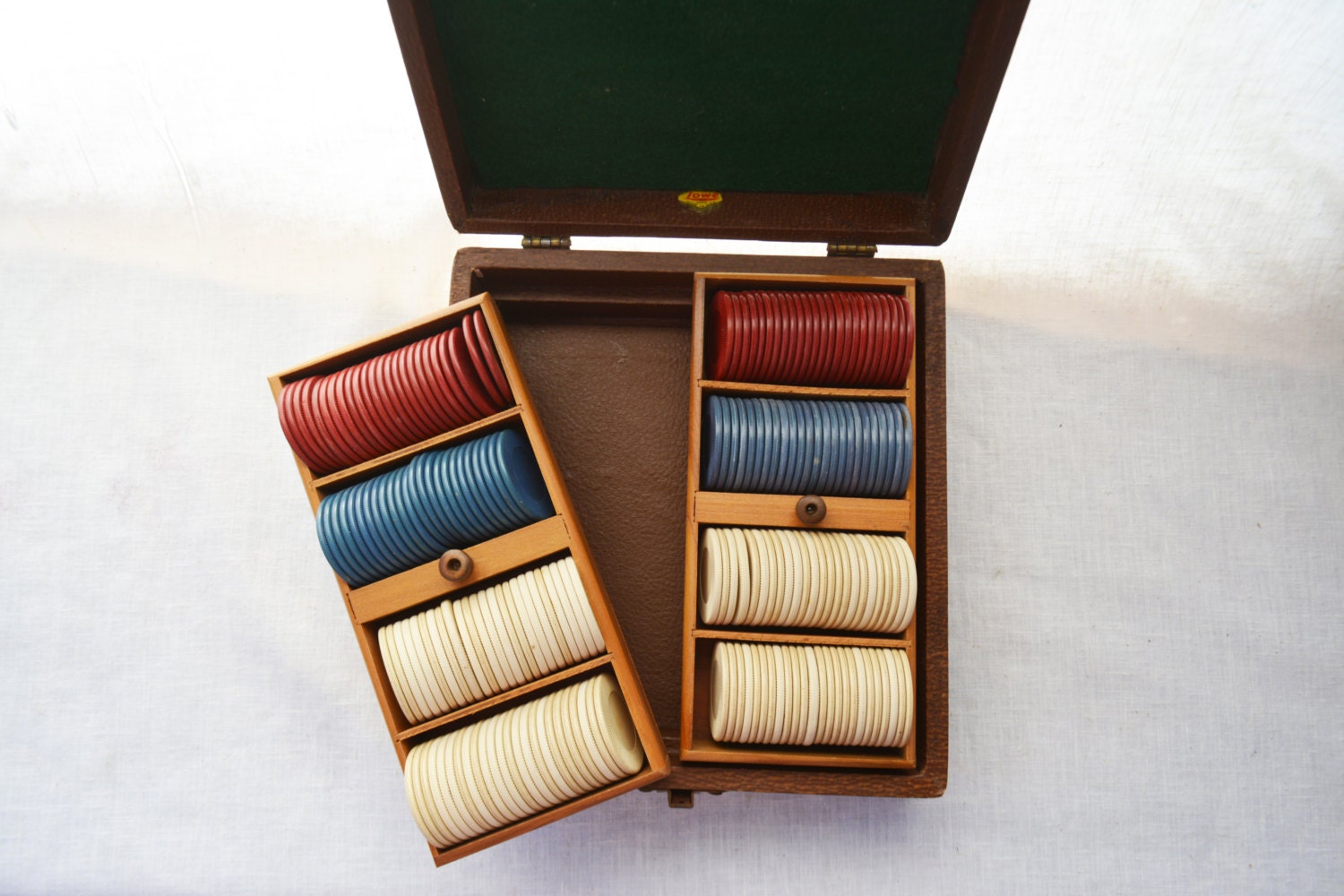 Retro poker chips
