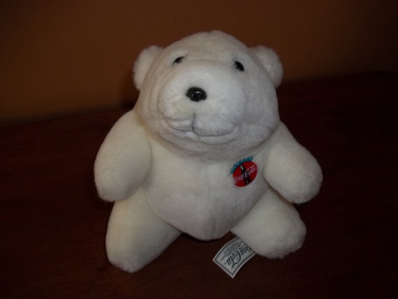 coca cola polar bear teddy