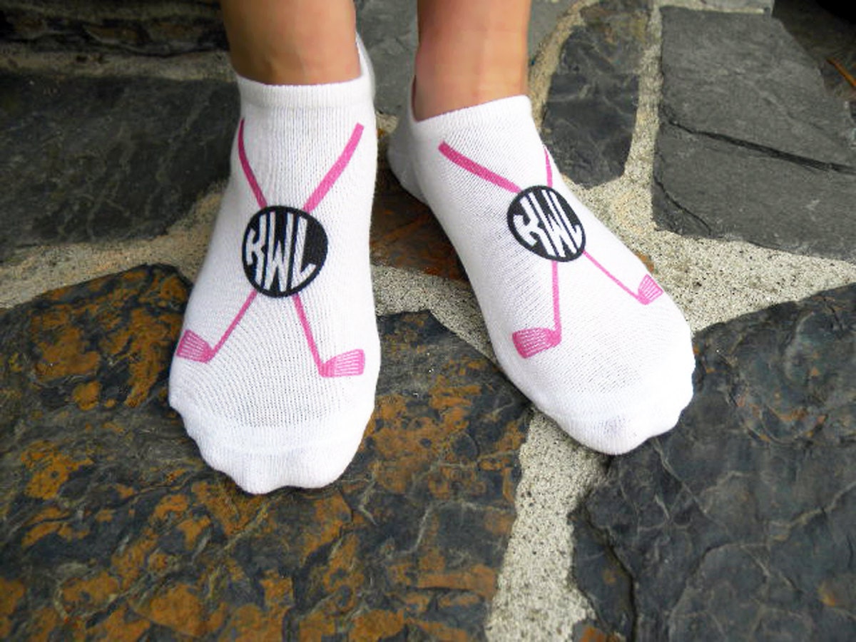 Women's Personalized Golf Club Designed Socks by