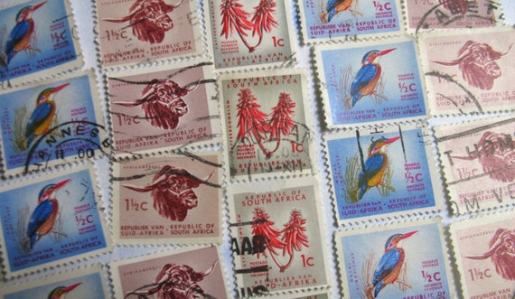 south-africa-stamp-collection-30-vintage-used-by-valueartifacts