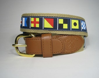 Nautical Flag-Men's Belts