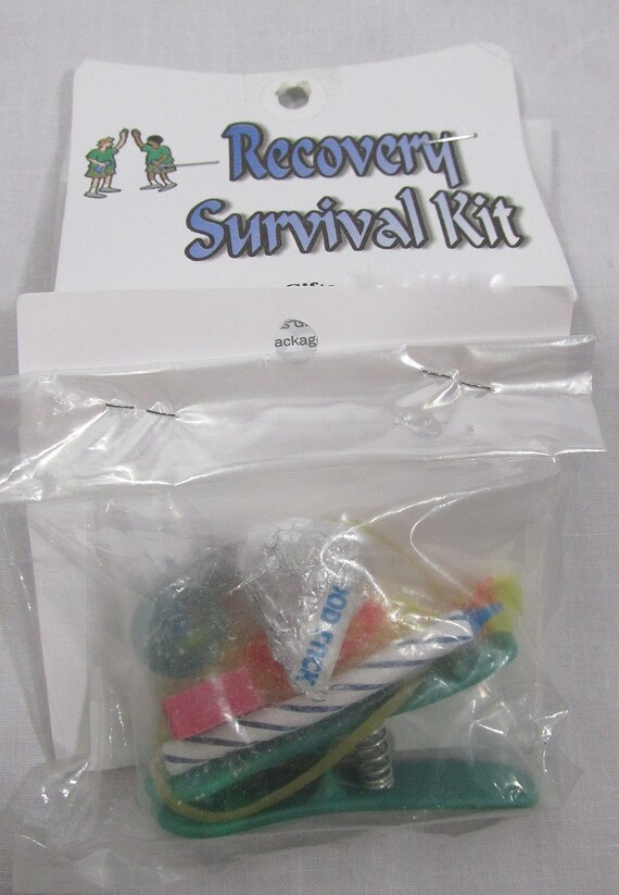 Recovery Survival Kit Gag Gift New Handmade by HerbsCraftsGifts