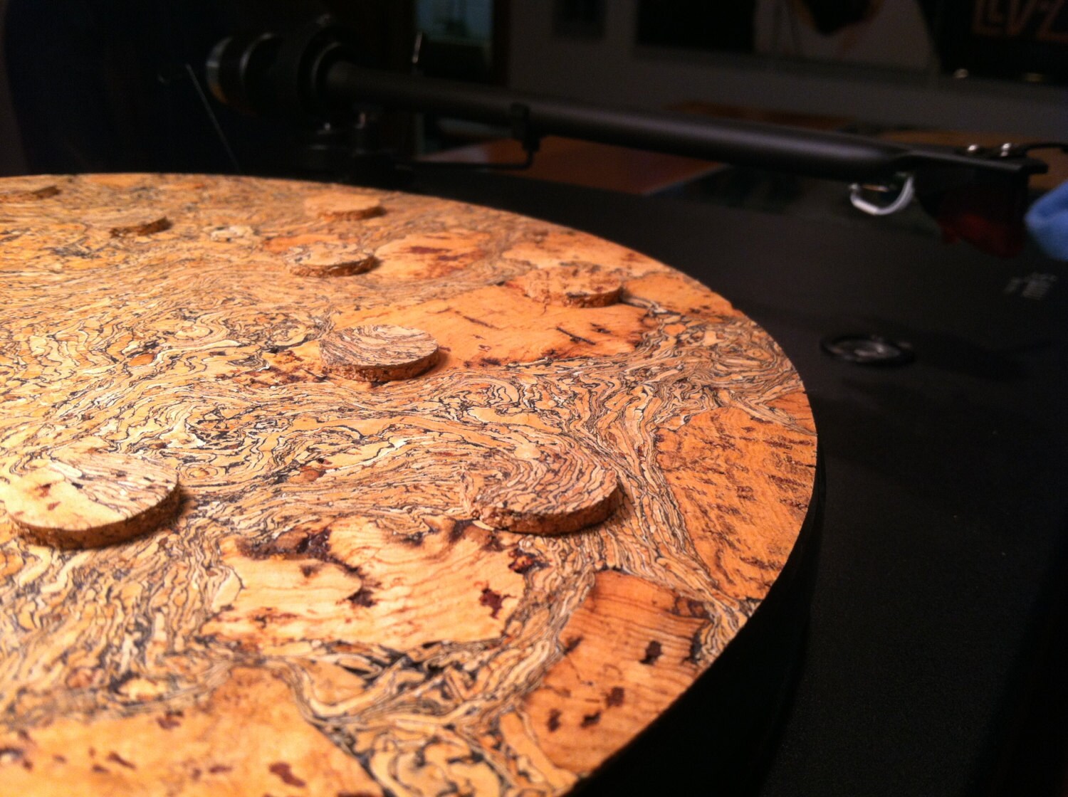 Corkstone Cork Turntable Mat Custom Spotmat Vinyl Lp Record