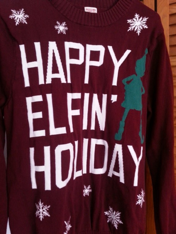 Happy Elfin Christmas Sweater 