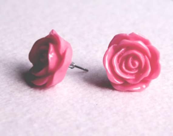 Sailor Moon Jupiter Rose Earrings by CatziasCollectibles on Etsy