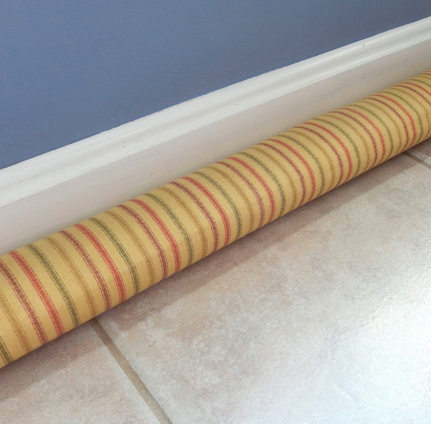 Door Draft Stopper Rustic Door Snake Draft Blocker by Pookadellas