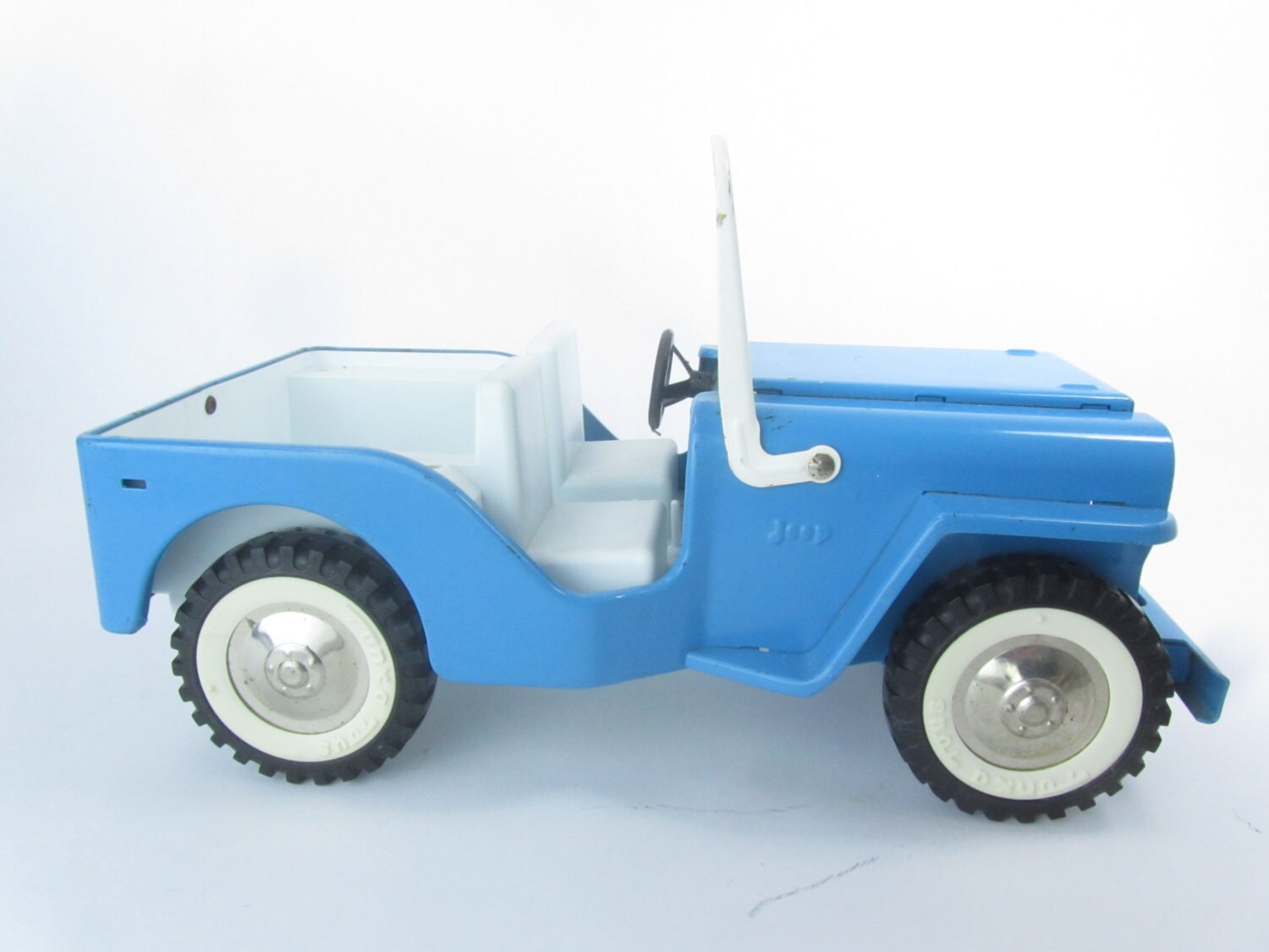 TONKA METAL JEEP Toy Jeep Vintage Toy Blue Toy Jeep 1960s