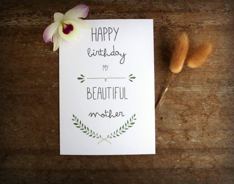 Cute Happy Birthday Mom Card Ideas : DIY Birthday Cards for Mother