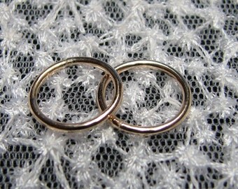 Pair of Basic Non Pierced Nipple Rings