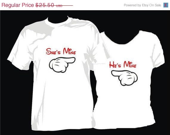 he and she t shirts