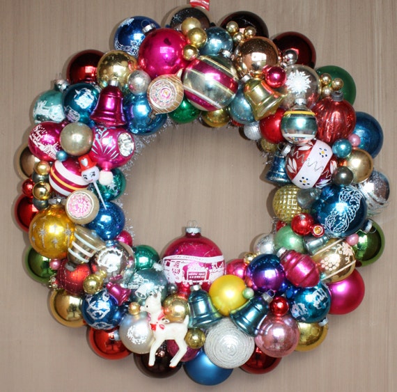 vintage christmas ornament wreath shiny brite poland vintage christmas ornament wreath shiny brite poland