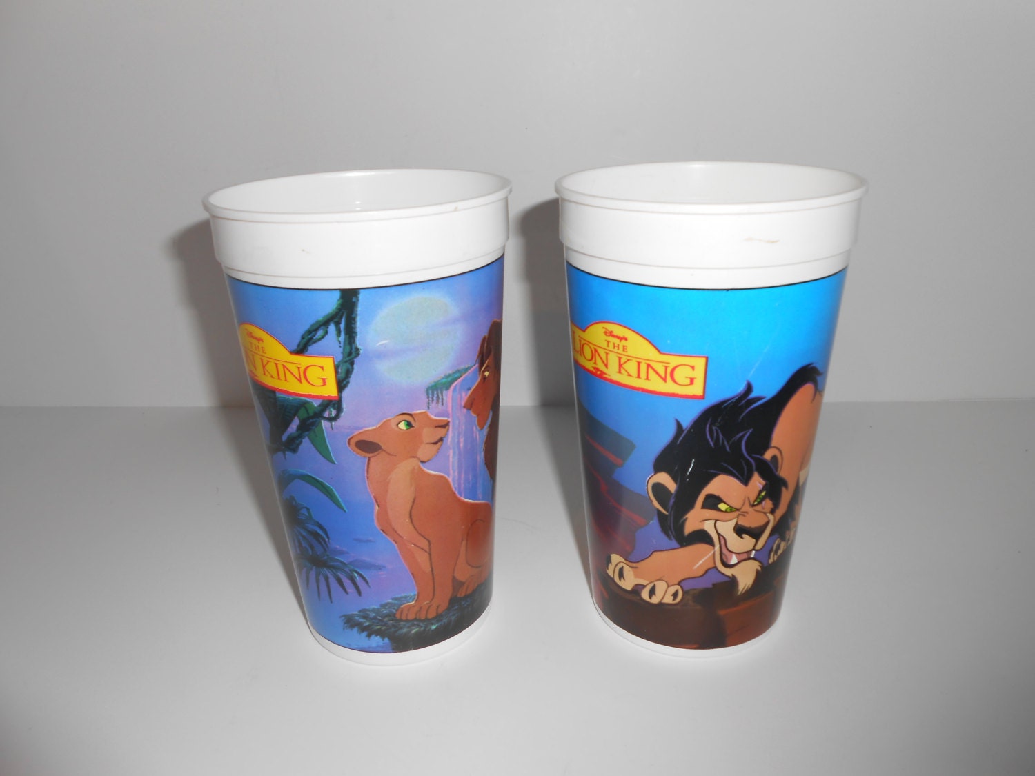 Vintage 90s Burger King Promo Disney Lion King Large Plastic