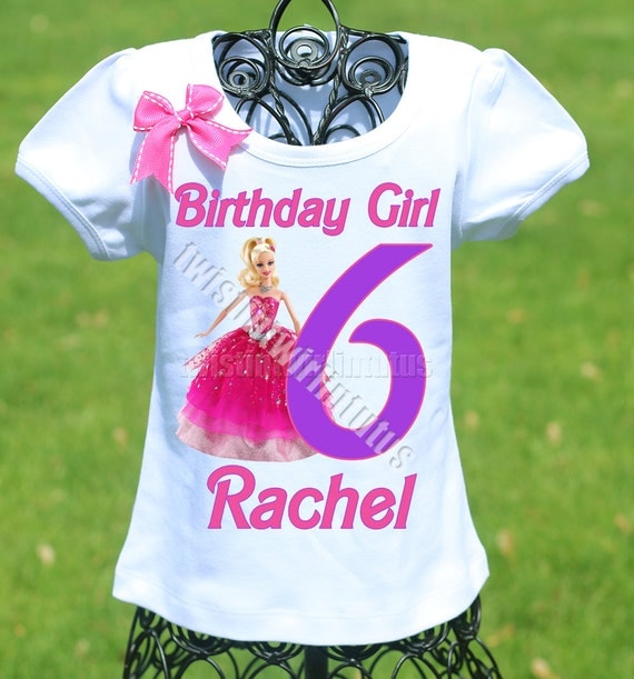 barbie birthday shirt