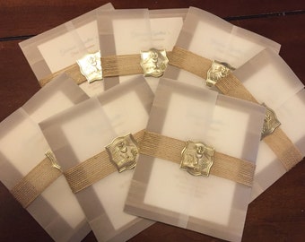 First Communion Invitations. Set of 10