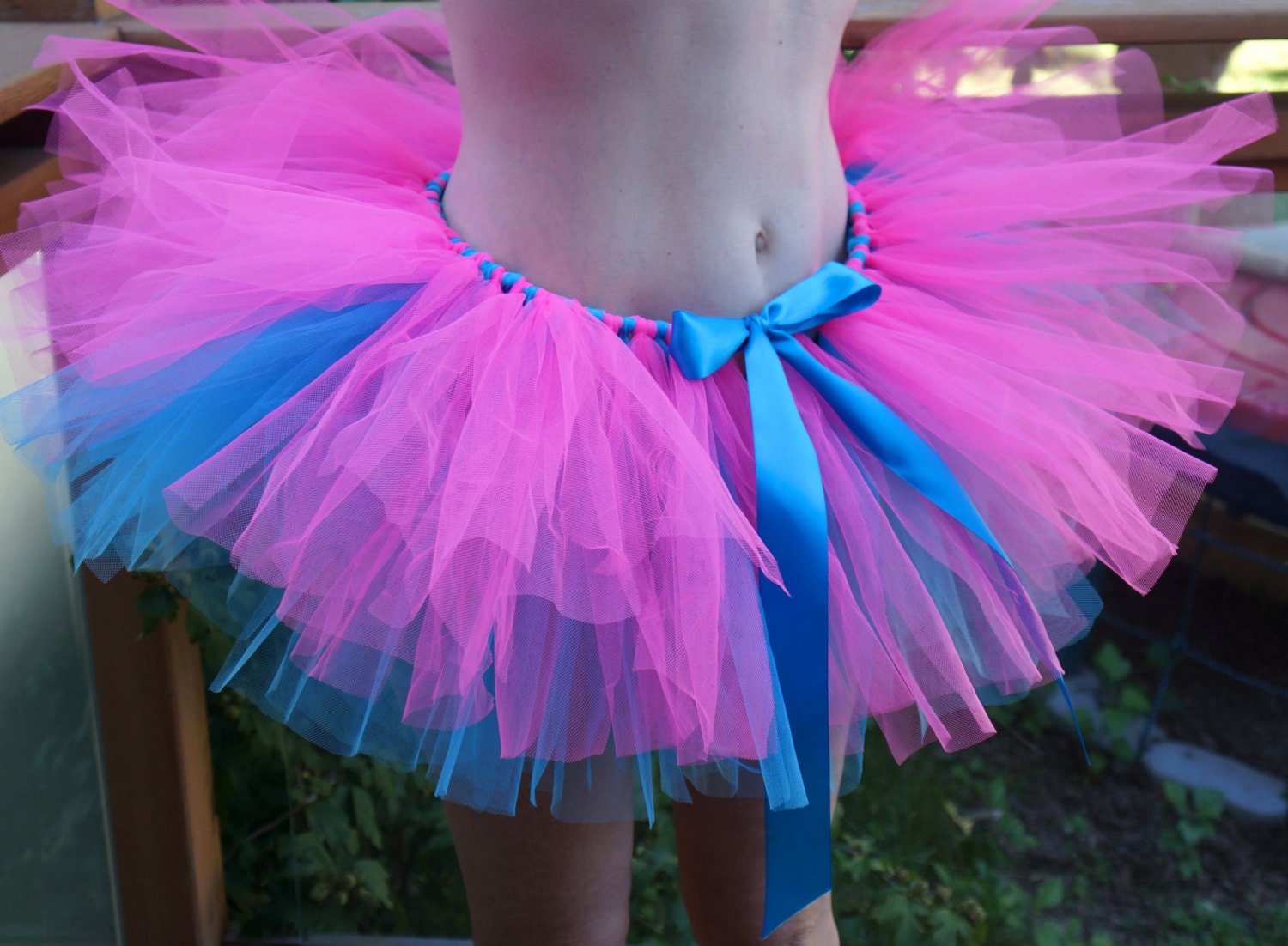 Pink & Blue Tutu Adult Tutu Rave Tutu Race Tutu