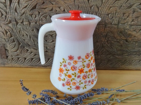 Retro Arcopal France Scania Pattern Jug / Pitcher