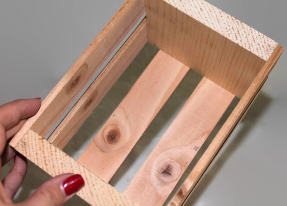 Small Centerpiece Crates : Set of small wood crates crate for storage centerpieces