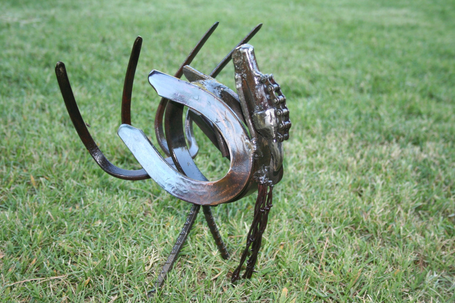 metal turkey...yard art...garden