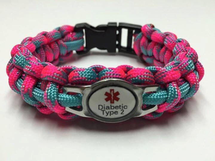 Type 2 Diabetic Medical Alert Bracelets
