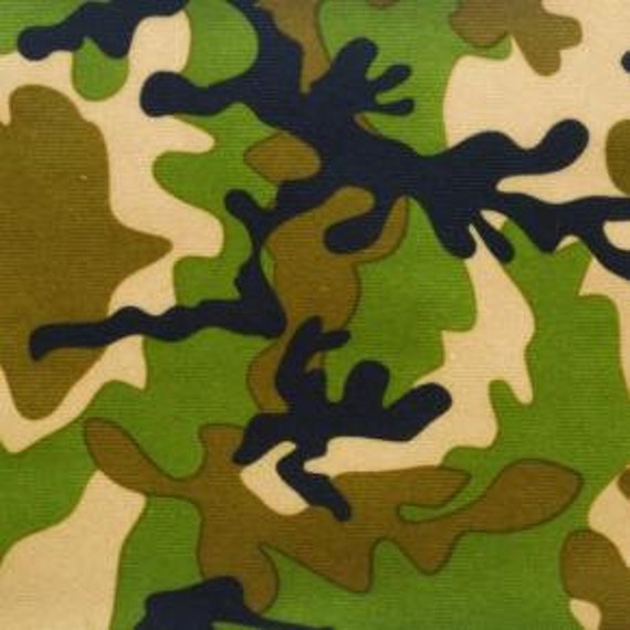 Babyville PUL Waterproof Fabric/Camo By the Yard by WahmSupply
