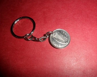 20th birthday present 1995 lucky Irish coin keyring