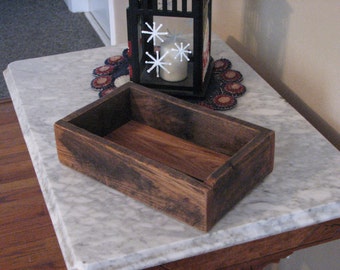 Rustic wooden box
