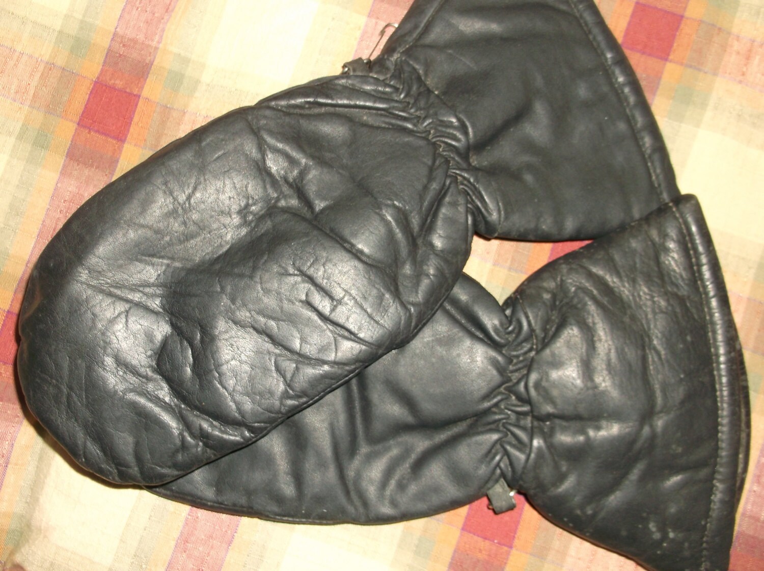 Sale/Leather Chopper mittens /Gloves