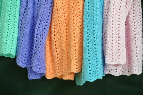 Crochet baby blanket Lightweight baby blanket baby boy